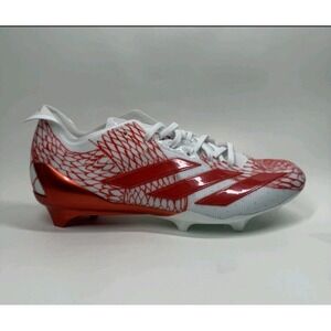 Adidas‎ Adizero Electric Orange/White Football Cleats IH8570 Size 10.5 Mens